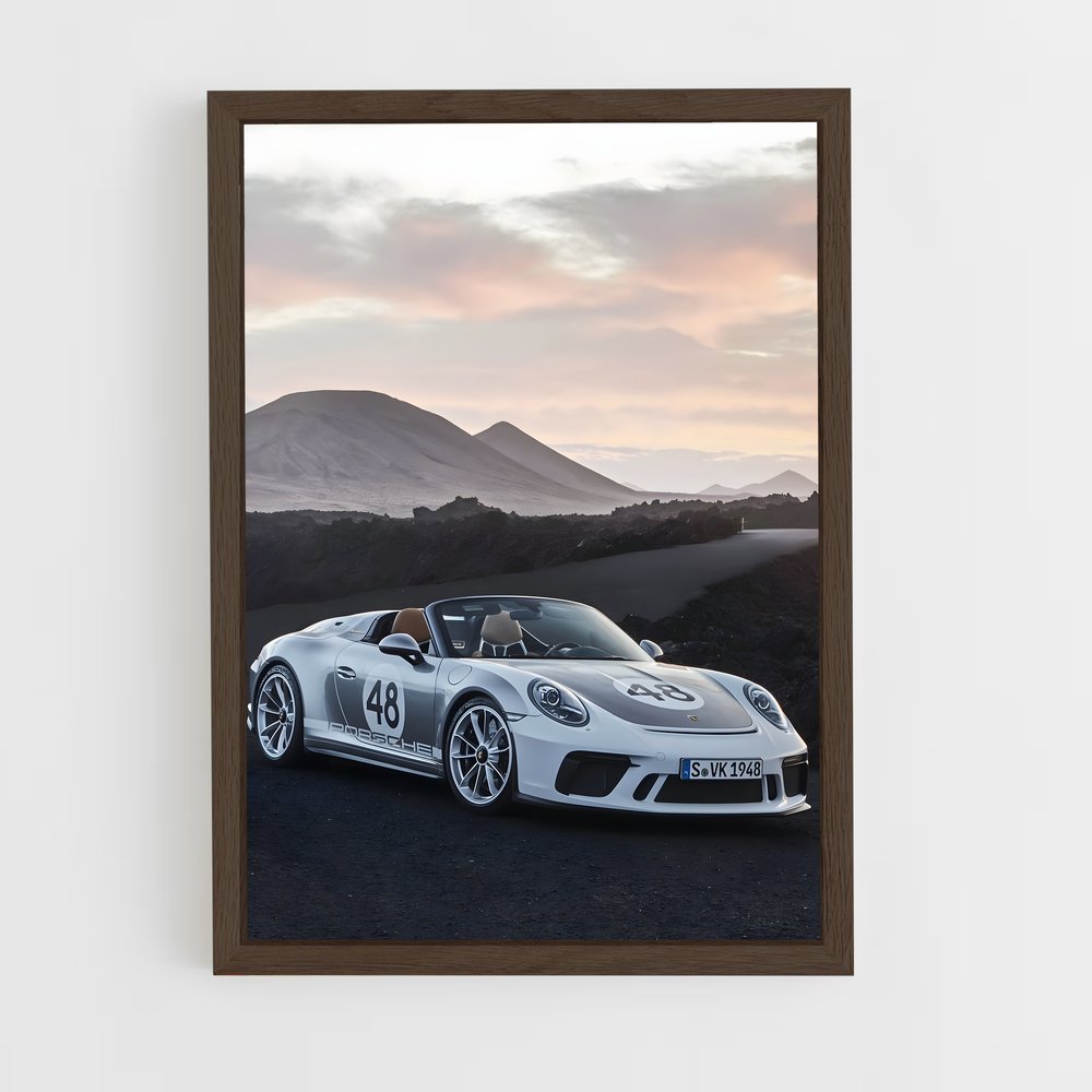 Poster magnifique speedster – affiche Porsche (vue 5)